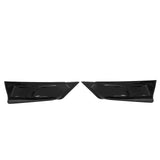 20-23 Tesla Model Y 4DR Rear Bumper Spoiler Splitters - Gloss Black 2PCS PP