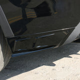 20-23 Tesla Model Y 4DR Rear Bumper Spoiler Splitters - Gloss Black 2PCS PP
