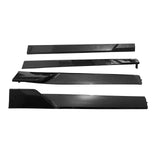 22-24 Honda Civic 11th Gen Side Skirts Rocker Panel Carbon Fiber Print - PP