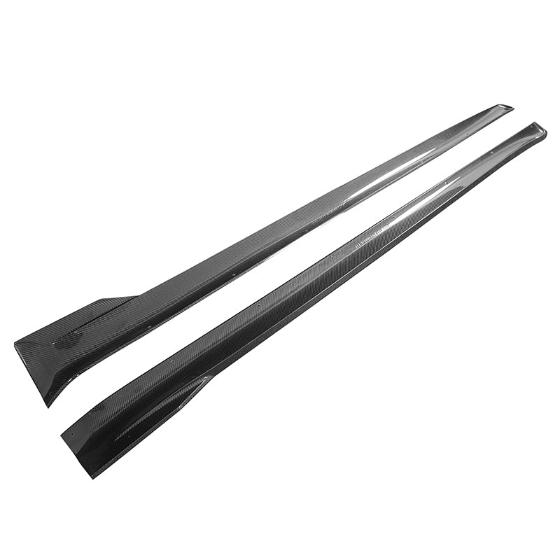 21-23 Tesla Model S Side Skirts Extension Splitter Rocker Panel - Carb ...