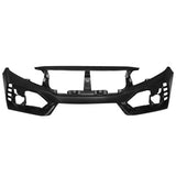 16-21 Honda Civic Sedan CTR Bumper + Lip +Grille Full Set Unpainted PP