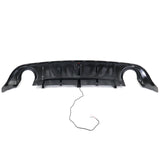 15-23 Dodge Charger IK V3 Rear Diffuser w/ LED Light - Carbon Fiber Print PP