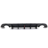 15-23 Dodge Charger IK V3 Style Rear Diffuser w/ LED Light - Matte Black PP