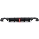 15-23 Dodge Charger IK V3 Style Rear Diffuser w/ LED Light - Matte Black PP