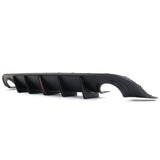 15-23 Dodge Charger IK V3 Style Rear Diffuser w/ LED Light - Matte Black PP