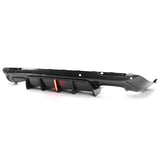 15-23 Dodge Challenger IK V5 Rear Diffuser w/ LED Light - Carbon Fiber Print