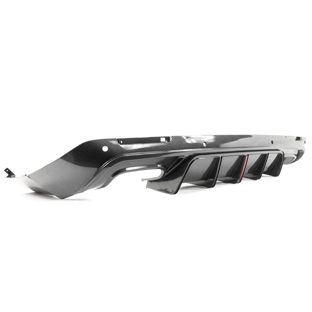 15-23 Dodge Challenger IK V5 Rear Diffuser w/ LED Light - Carbon Fiber ...