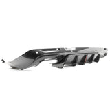 15-23 Dodge Challenger IK V5 Rear Diffuser w/ LED Light - Carbon Fiber Print