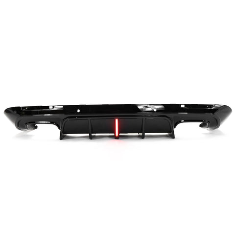 15-23 Dodge Challenger IK V5 Rear Diffuser Lip w/ LED Light - Gloss Black