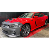 15-23 Charger PP Front Bumper w/ SRT Grille Foglight Cover+Rear Bumper Cover