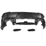 15-23 Charger PP Front Bumper w/ SRT Grille Foglight Cover+Rear Bumper Cover