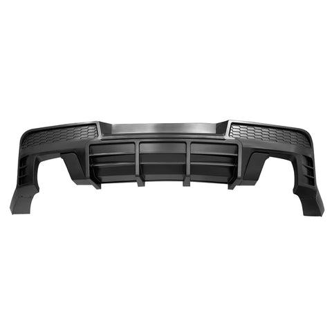 14-15 Chevy Camaro Ik Style Rear Diffuser Bumper Lip - Matte Black PP