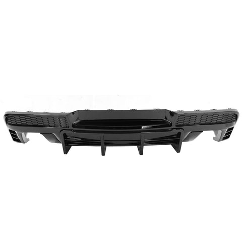 14-15 Chevy Camaro Ik Style Rear Diffuser Bumper Lip - Gloss Black PP