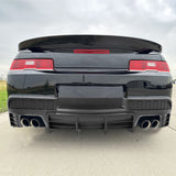 14-15 Chevy Camaro Ik Style Rear Diffuser Bumper Lip - Carbon Fiber Print PP