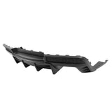 14-15 Chevy Camaro LT LS Ik Style Matte Black Rear Diffuser + Quad Exhaust Tips