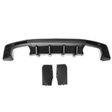 14-15 Chevy Camaro 6th ZL1 Style Rear Bumper Cover + 3PCS Quad Diffuser Lip