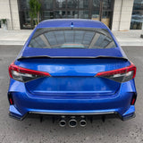 22-23 Honda Civic LX Sport Rear Bumper Type R Style +Diffuser +Exhaust Pipe