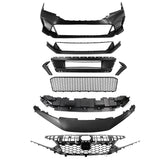 22-23 Honda Civic Sedan Type R Style Front Bumper Cover PP + Upper Grille + Trim