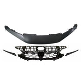 22-23 Honda Civic Sedan 4Dr Type SI Style Front Upper Grille + Upper Trim