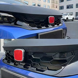 22-23 Honda Civic Sedan 4Dr Type SI Style Front Upper Grille + Upper Trim