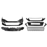 22-23 Honda Civic Type R Style Front Bumper Cover PP +Lower Grill +Undertray