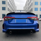 22-24 Civic Sedan Type R Style Rear Bumper Cover & Diffuser & Exhaust Pipe