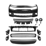 15-23 Dodge Charger 15 SRT Hellcat Front Bumper Conversion Kit W/ Foglights