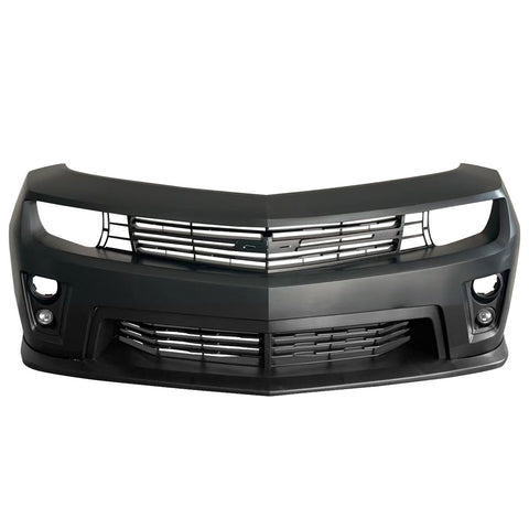 10-15 Chevy Camaro ZL1 Style Front Bumper Conversion Kit W/ Lip + Foglights