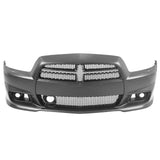 11-14 Dodge Charger SRT8 PP Front Bumper Cover Conversion + Grilles W/ ACC
