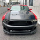 10-14 Ford Mustang Front Bumper Cover GT500 Conversion w/ Hood Grille Lip