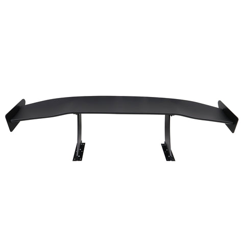 Universal 65 Inch GT Adjustable Trunk Spoiler V1 Brackets V4A Legs + Side Plates