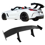 Universal 61 Inch GT Adjustable Trunk Spoiler V1 Brackets V4A Legs + Side Plates