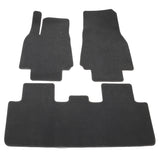 20-23 Tesla Model Y 4-Door Floor Mats Carpet Front & Rear Nylon - Gray 3PCS