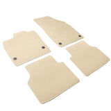 21-23 Volkswagen ID.4 4DR Front & Rear Floor Mats Carpet Nylon 4PCS - Beige