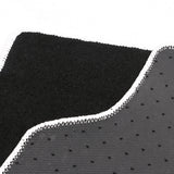 21-23 Volkswagen ID.4 4DR Floor Mat Carpet Nylon Black W/ White Border 4PCS