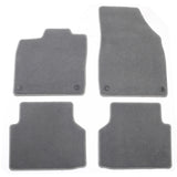 21-23 Volkswagen ID.4 4DR Front & Rear Floor Mats Carpet Nylon 4PCS - Gray