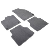 21-23 Volkswagen ID.4 4DR Front & Rear Floor Mats Carpet Nylon 4PCS - Gray