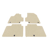 22-23 Hyundai Ioniq 5 4DR Front & Rear Floor Mats Carpet Nylon 4PCS - Beige