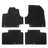 22-23 Hyundai Ioniq 5 4DR Front & Rear Floor Mats Carpet Nylon 4PCS - Black