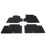 22-23 Hyundai Ioniq 5 4DR Front & Rear Floor Mats Carpet Nylon 4PCS - Black