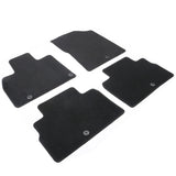 20-23 Kia Telluride 4DR Front & Rear Floor Mats Carpet Nylon 4PCS - Black