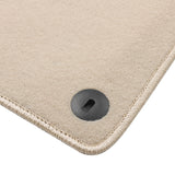 21-23 Kia Sorento 4-Door Front & Rear Floor Mats Carpet Nylon 3PCS - Beige