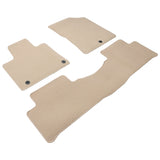 21-23 Kia Sorento 4-Door Front & Rear Floor Mats Carpet Nylon 3PCS - Beige