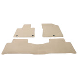 21-23 Kia Sorento 4-Door Front & Rear Floor Mats Carpet Nylon 3PCS - Beige