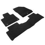 21-23 Kia Sorento 4-Door Front & Rear Floor Mats Carpet Nylon 3PCS - Black
