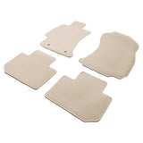 14-18 Subaru Forester 4DR Front & Rear Floor Mats Carpet Nylon 4PCS - Beige