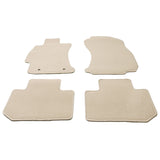 14-18 Subaru Forester 4DR Front & Rear Floor Mats Carpet Nylon 4PCS - Beige