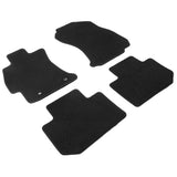 14-18 Subaru Forester 4DR Front & Rear Floor Mats Carpet Nylon 4PCS - Black