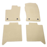 22-23 Toyota Tundra Crewmax Anti-Slip Floor Mats Carpet Nylon 4PCS - Beige