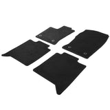 22-23 Toyota Tundra Crewmax Anti-Slip Floor Mats Carpet Nylon 4PCS - Black